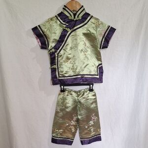 Mulan Asian Inspired Costume Kids Size 2